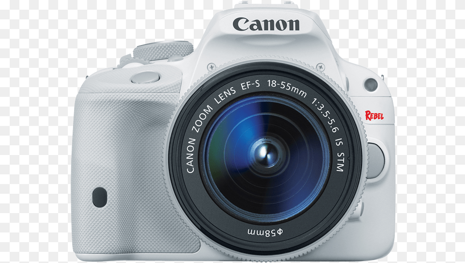 Canon Usa Brings White Eos Rebel Sl1 To America Canon Eos Rebel Sl1 18 Mp Cmos White With 18 55mm And, Camera, Digital Camera, Electronics Free Png Download