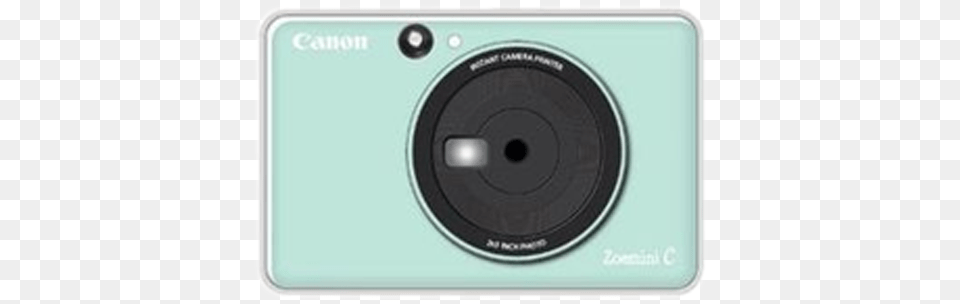 Canon Zoe Mini C Polaroid Camera Mint Green Canon Polaroid, Electronics, Digital Camera, Speaker Free Png Download
