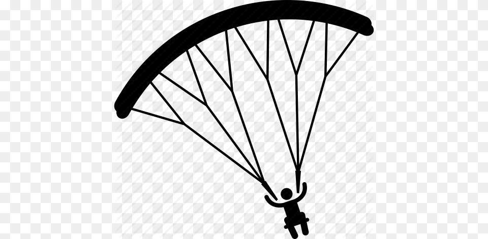 Canopy Parachute Skydive Skydiving Icon, Machine, Spoke, Wheel Free Transparent Png