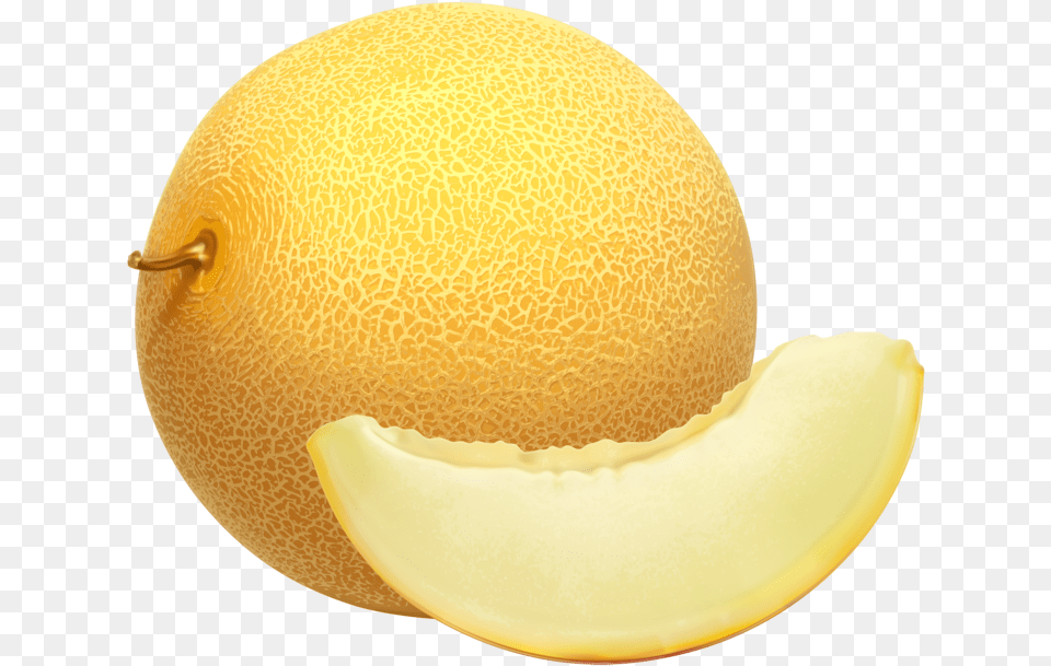 Cantaloupe Clipart Cantaloupe, Food, Fruit, Plant, Produce Png