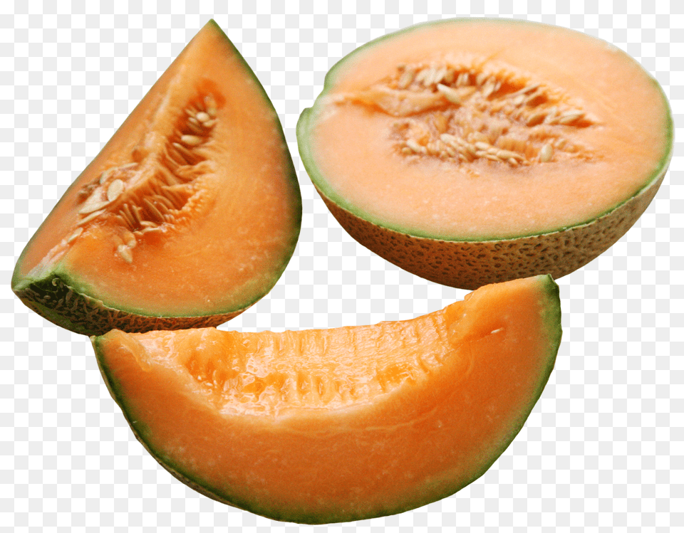 Cantaloupe Melon Slices Image, Food, Fruit, Plant, Produce Free Transparent Png