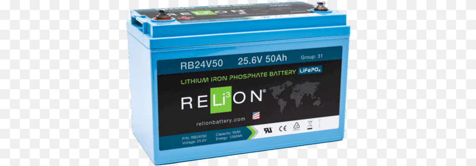 Cantec Relion Rb24v50 Img1 Relion Battery, Mailbox Png Image
