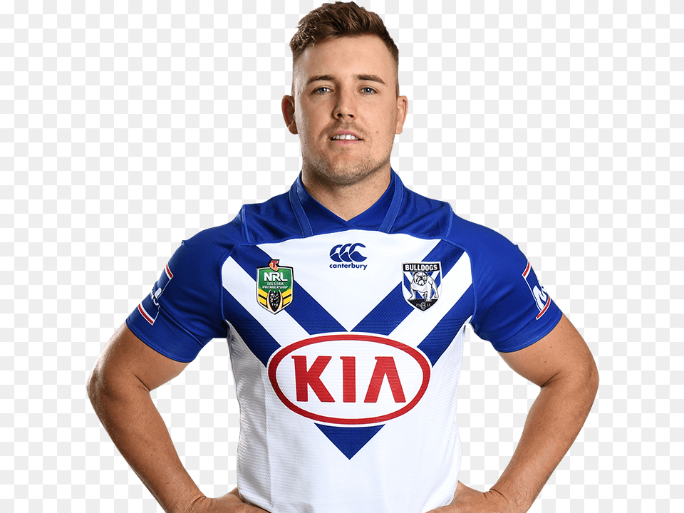 Canterbury Bulldogs 2018 Jersey, Adult, Shirt, Person, Man Png Image