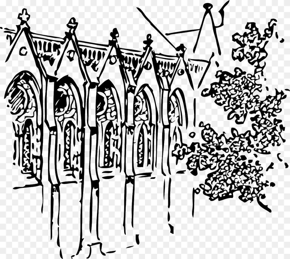 Canterbury Cathedral Clipart, Drawing, Art, Doodle, Arch Free Transparent Png