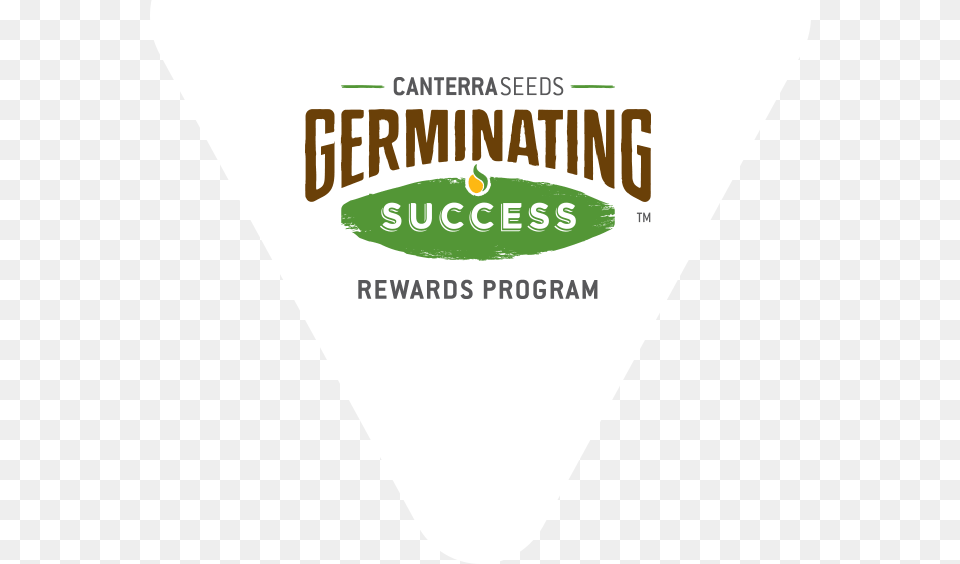 Canterra Seeds Germinating Success Rebate Program Illustration, Triangle, Advertisement, Poster, Logo Free Transparent Png