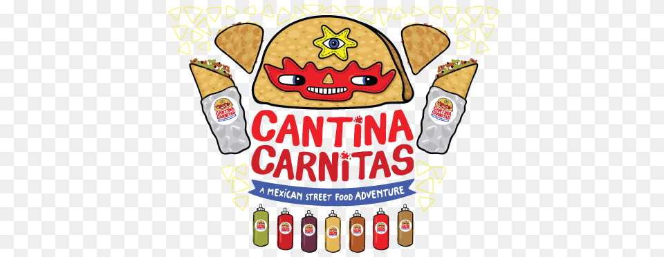 Cantina Carnitas, Advertisement, Food, Snack, Cream Png Image