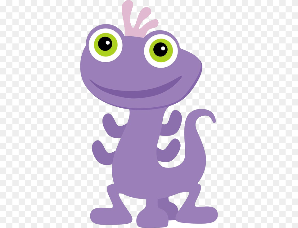 Cantinho Encantado Little Monsters Cute Monsters Randall Monster Inc Clipart, Purple, Animal, Wildlife, Amphibian Png Image