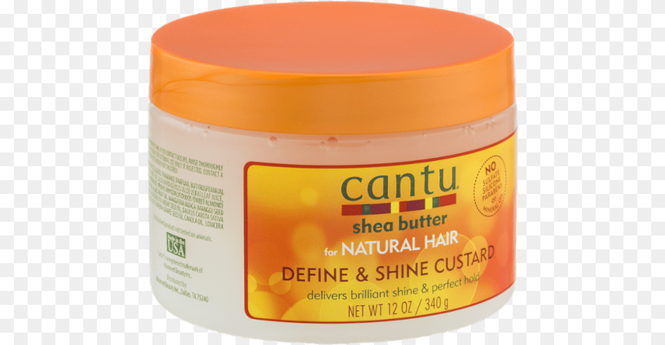 Cantu Define And Shine Custard, Bottle, Cosmetics, Can, Tin Png Image