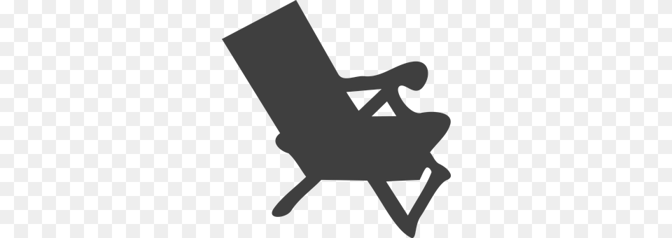 Canvas Chair Silhouette, Furniture Free Transparent Png