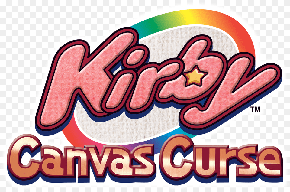 Canvas Curse Logo Kirby Canvas Curse Logo, Sticker, Dynamite, Weapon Free Png