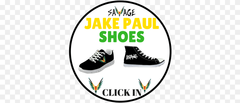 Canvas Lace Up Jake Paul Savage Youtuber Logan Logang Forudesgns Fashion Animal Mens Sport Shoes Running, Clothing, Footwear, Shoe, Sneaker Free Png