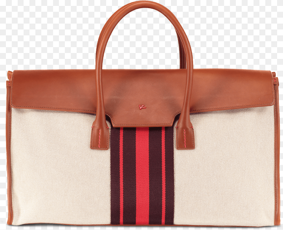 Canvas Overnight Bag With Red Stripe Birkin Bag, Accessories, Handbag, Purse, Tote Bag Png