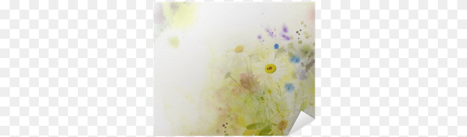 Canvas Print, Art, Daisy, Flower, Painting Png