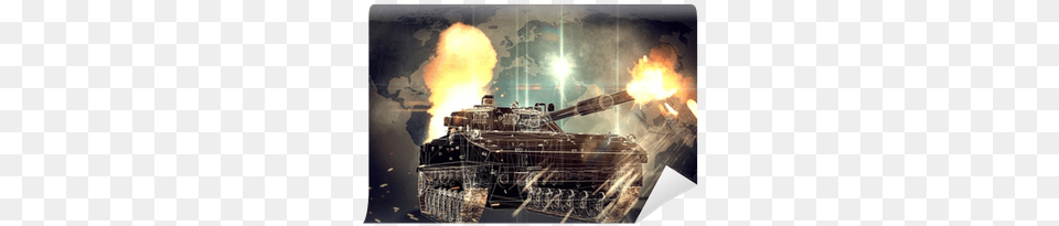 Canvas Print, Armored, Military, Tank, Transportation Free Png Download