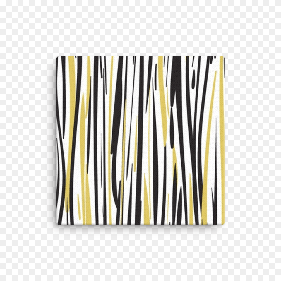 Canvas Print Abstract Hand Drawn Black And Gold Pattern, Home Decor, Art, Modern Art Free Transparent Png
