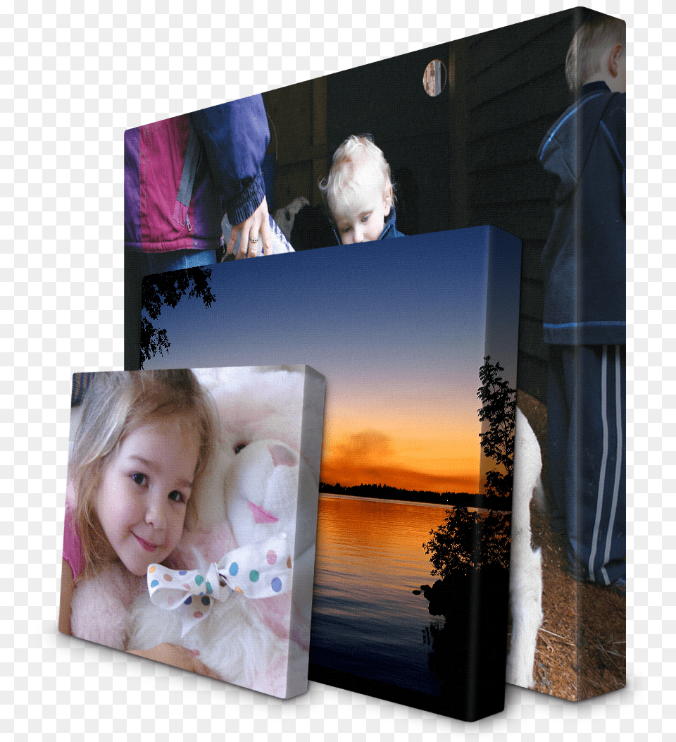Canvas Printed, Art, Collage, Portrait, Photography Free Png