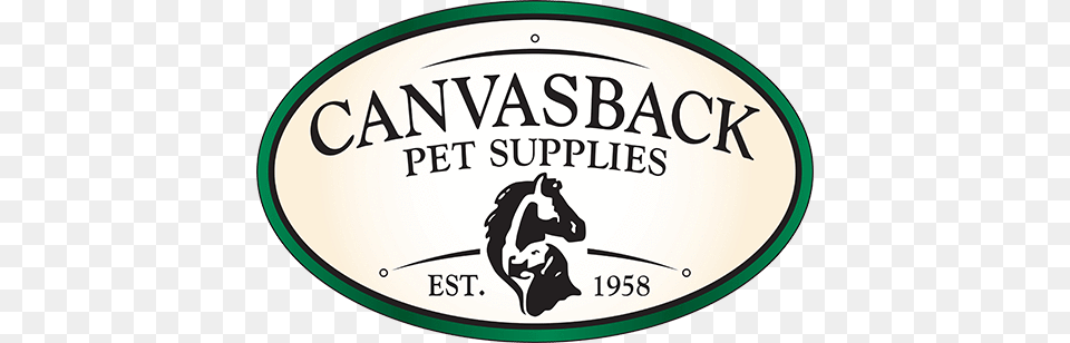 Canvasback Pet Supplies, Oval, Logo, Animal, Canine Png