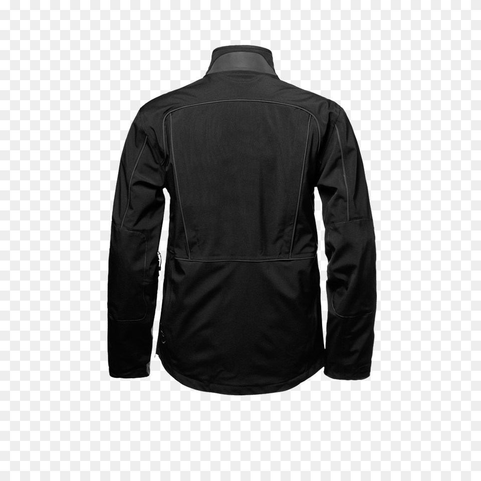 Canyon Motorcycle Jacket Jet Black Back, Clothing, Coat, Long Sleeve, Sleeve Free Transparent Png