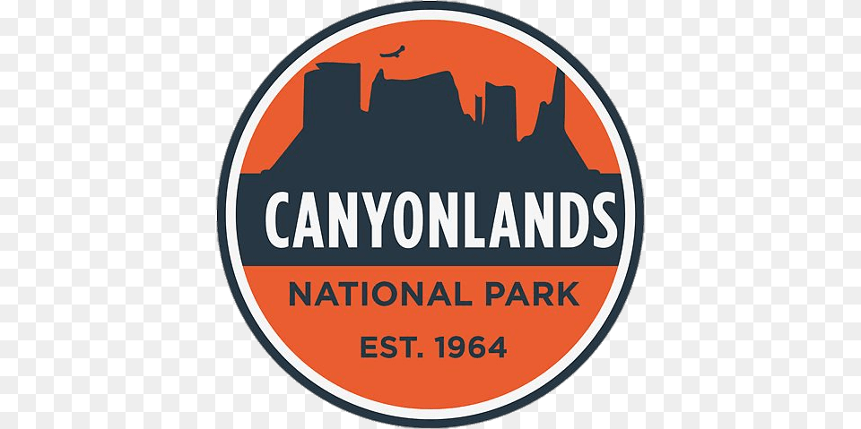 Canyonlands National Park Round Sticker, Logo, Architecture, Building, Factory Png