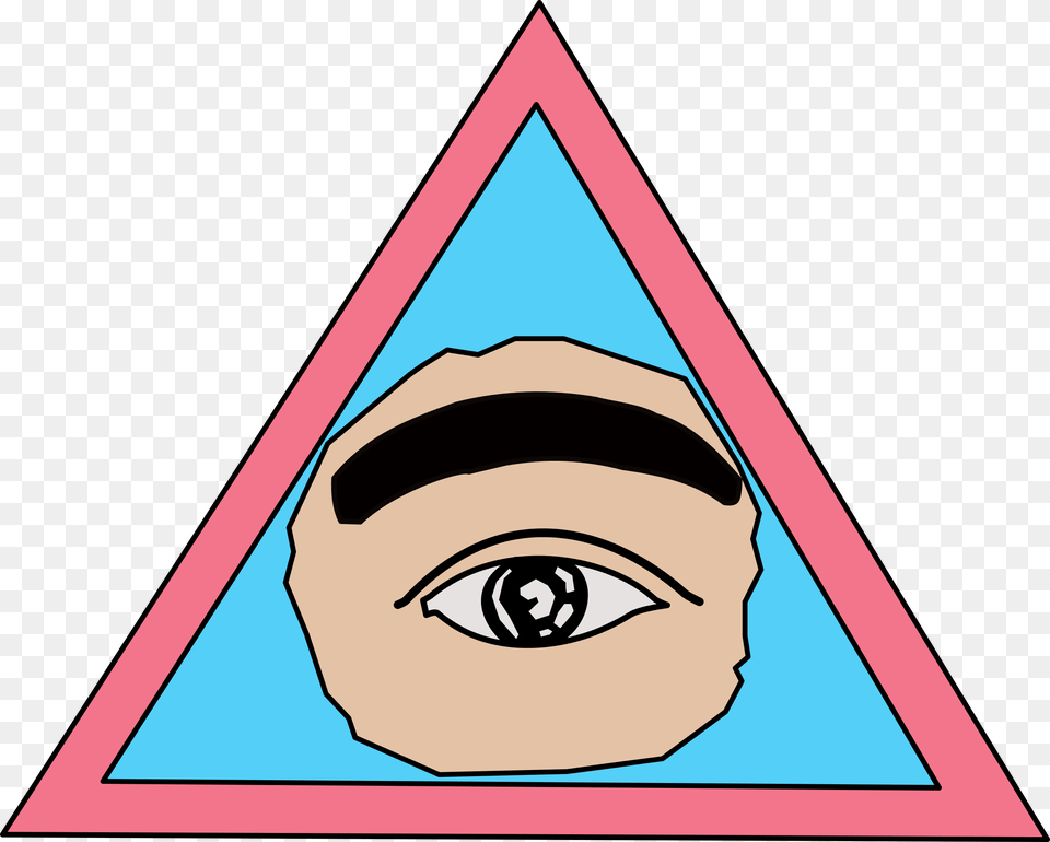 Caodaism Symbol Religion Googly Eyes Religions Of Vietnam, Triangle, Face, Head, Person Free Transparent Png