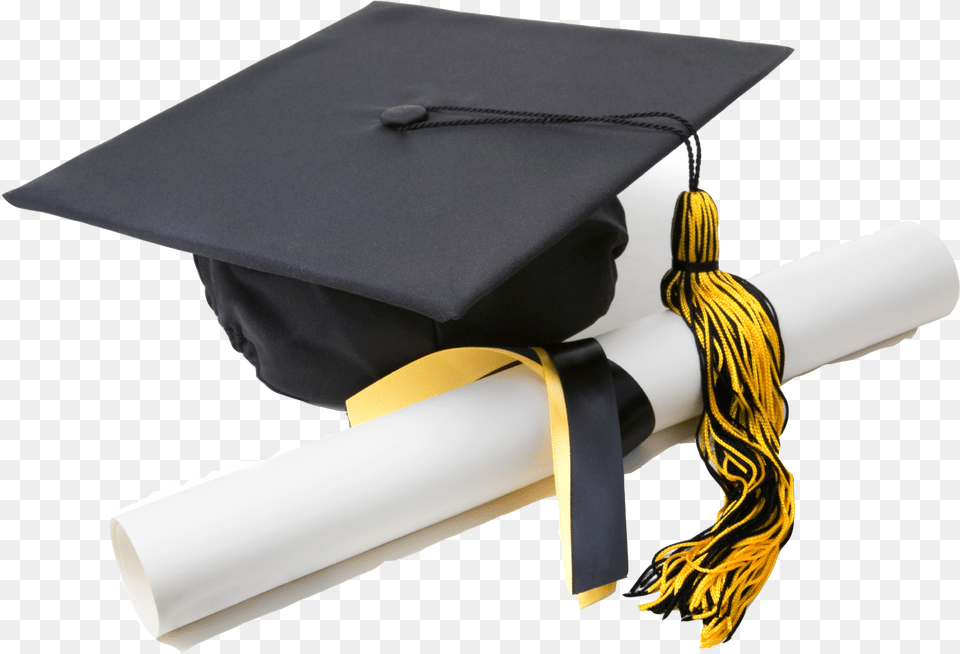Cap And Gown And Diploma, Graduation, People, Person, Text Png