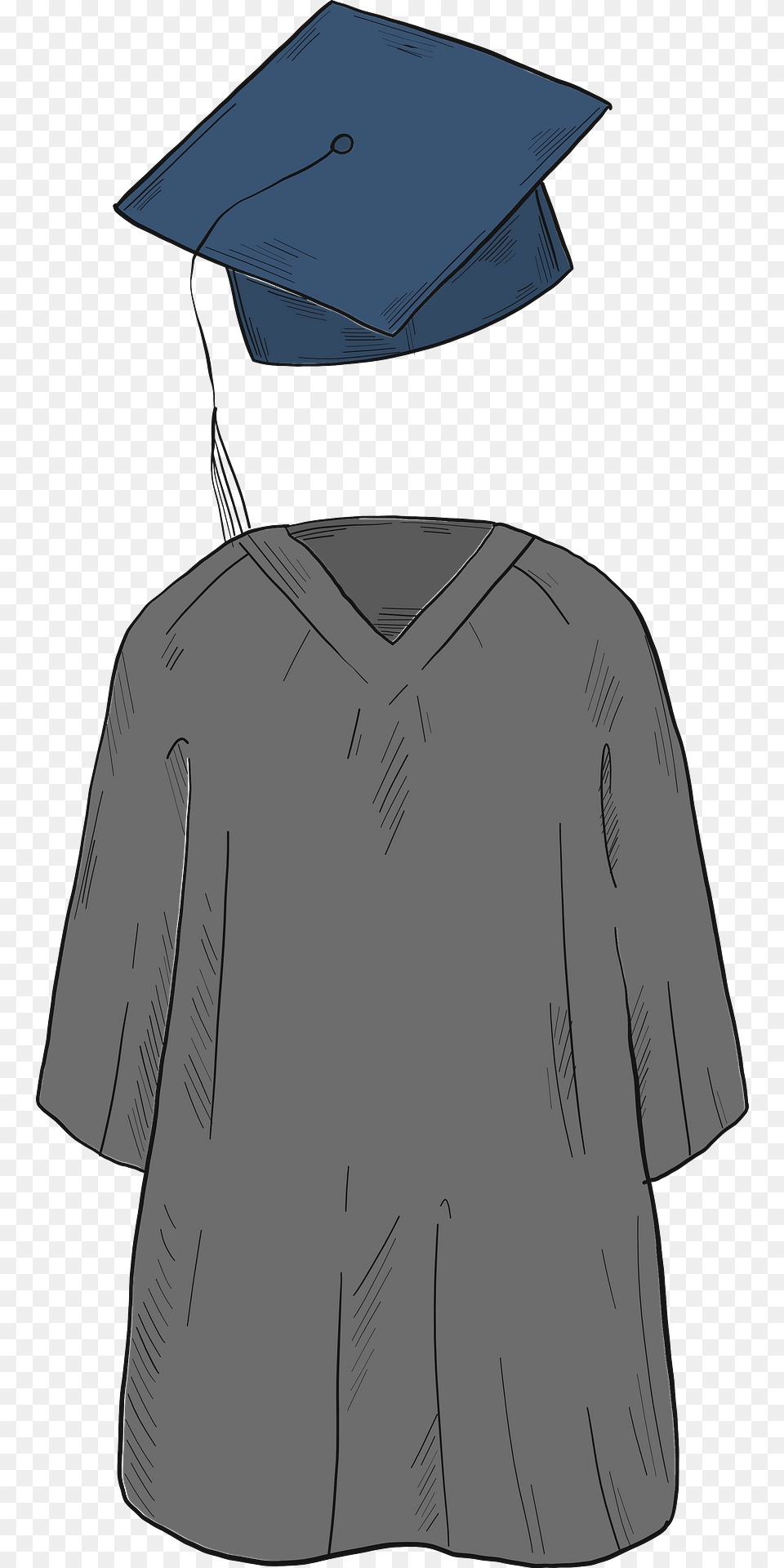 Cap And Gown Clipart, Blouse, Clothing, Graduation, People Free Png