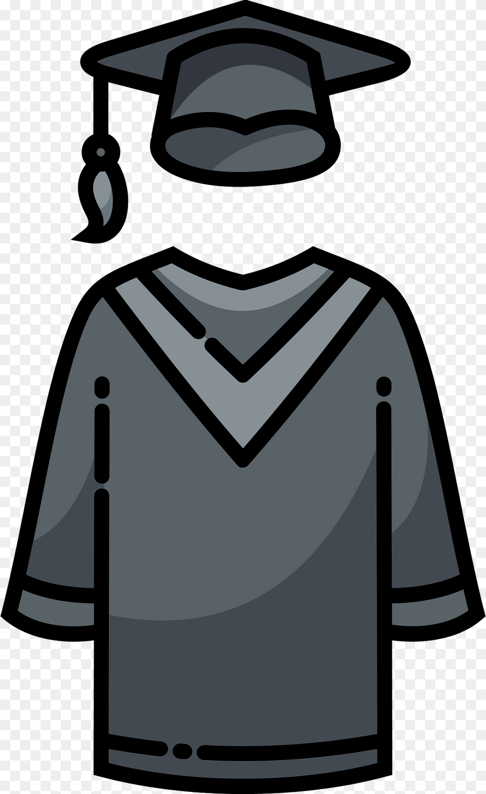 Cap And Gown Clipart, Graduation, People, Person, Smoke Pipe Png Image