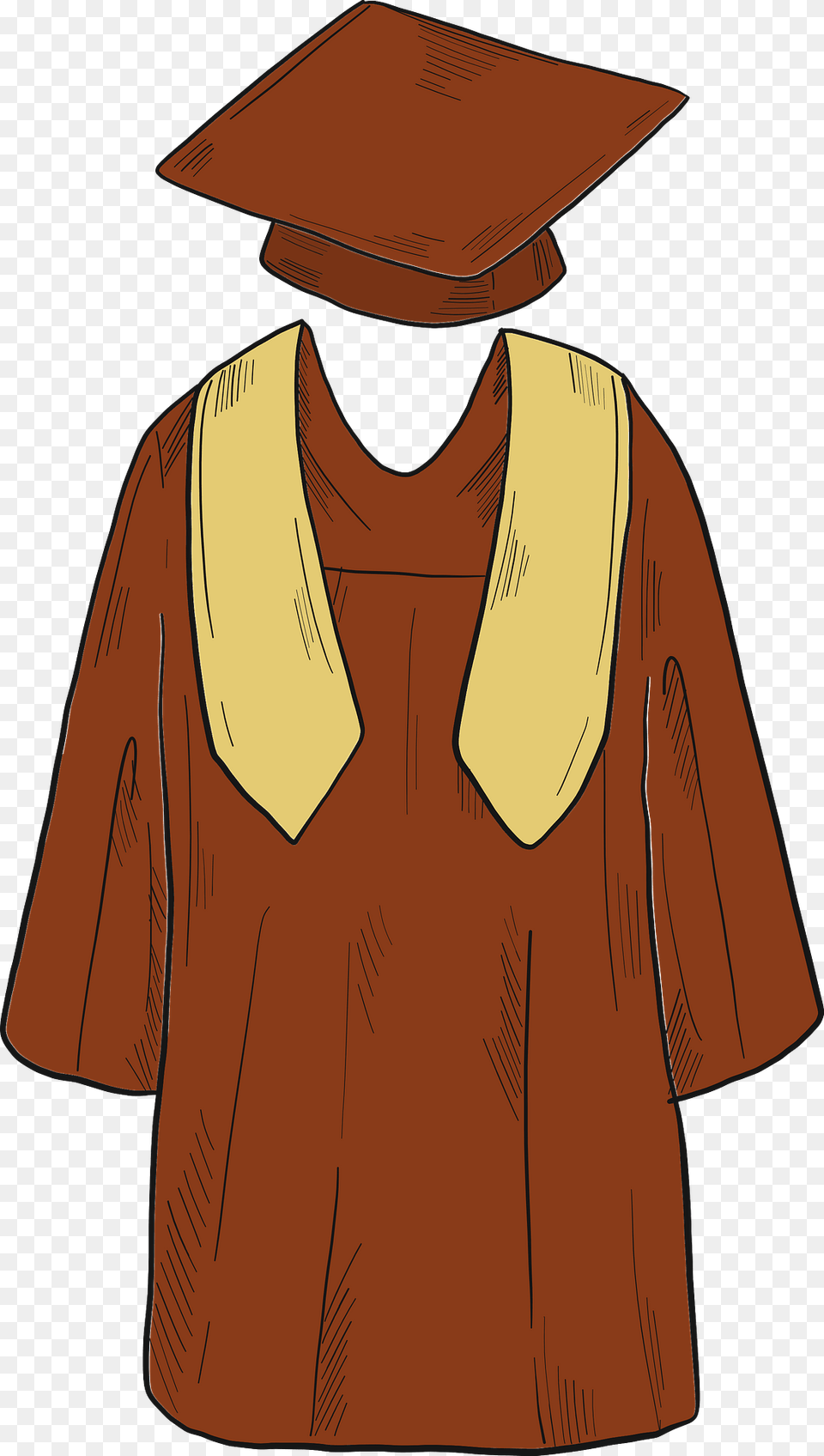 Cap And Gown Clipart, Blouse, Clothing, Graduation, People Free Transparent Png