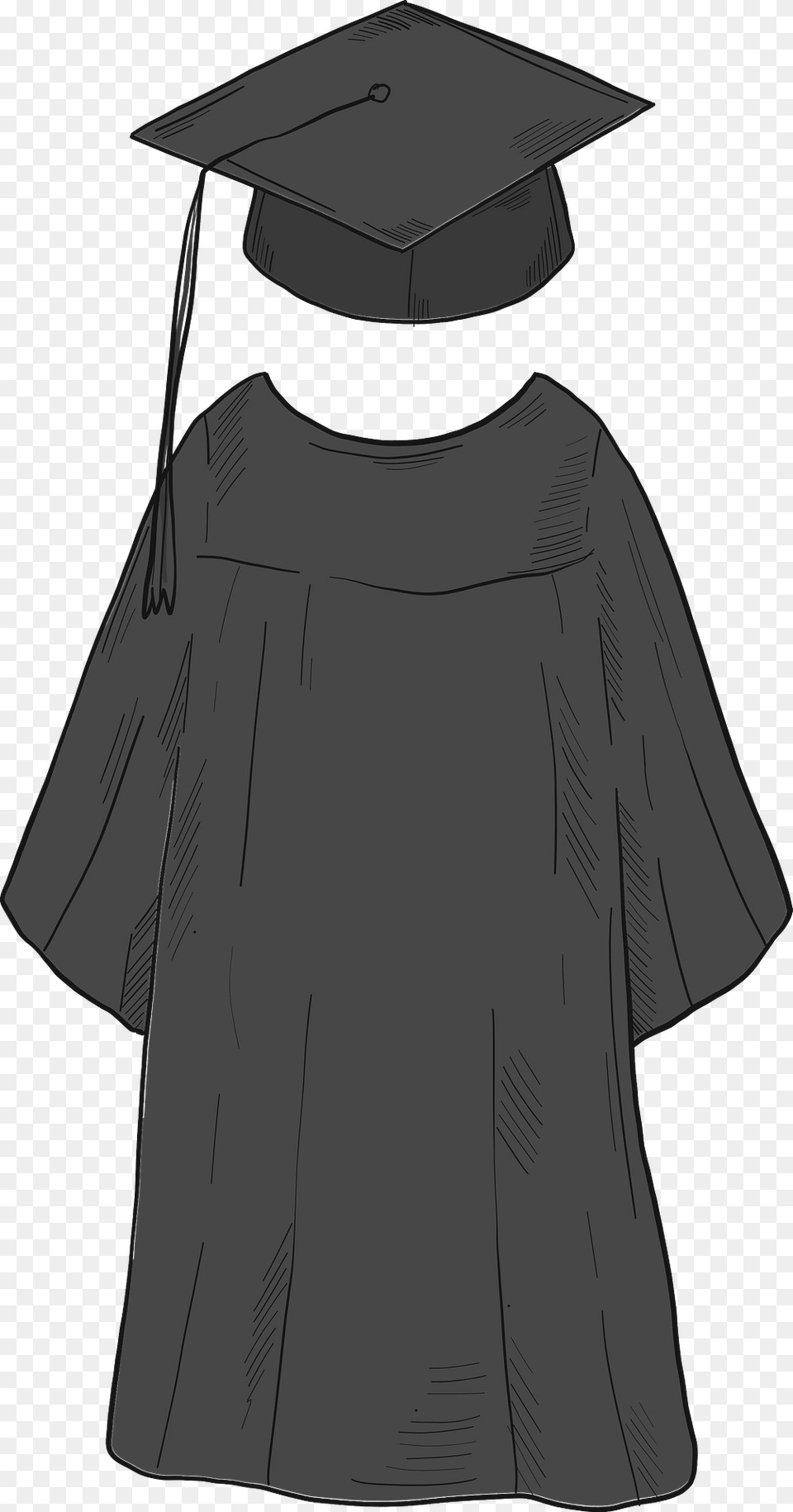 Cap And Gown Clipart, Graduation, People, Person, Blouse Free Png Download