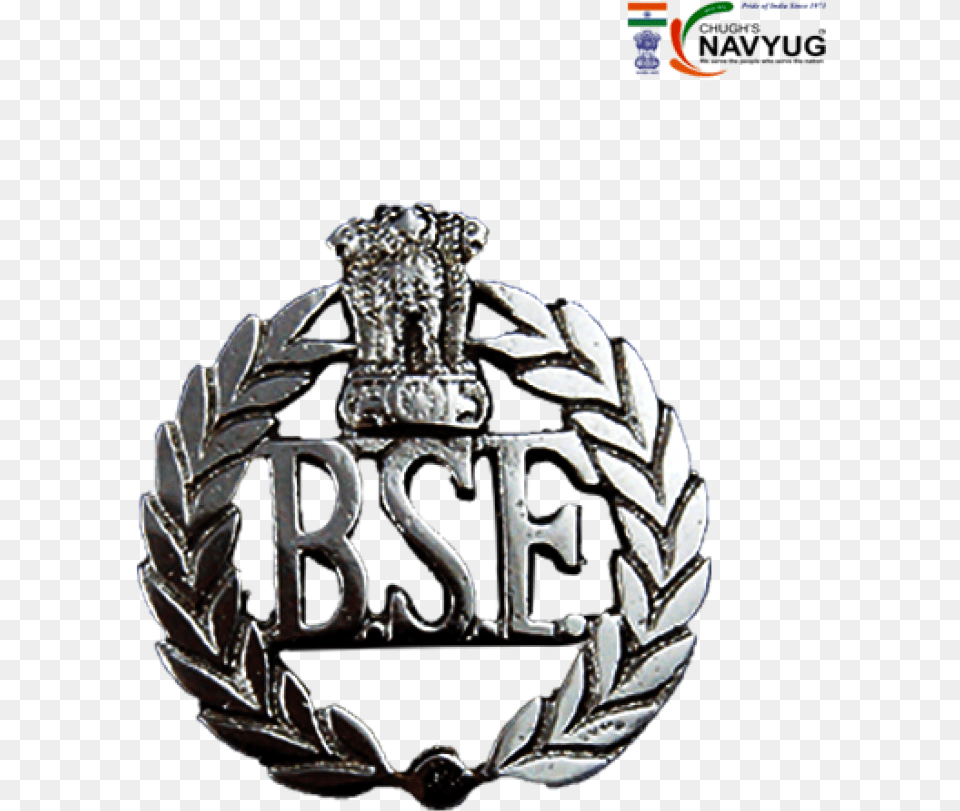 Cap Badge Bsf English Bsf Badge, Logo, Symbol, Emblem, Accessories Free Transparent Png