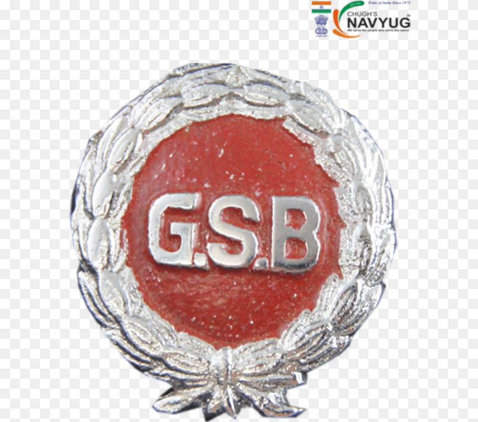 Cap Badge Gsb Security Emblem, Accessories, Logo, Symbol, Aluminium Free Transparent Png