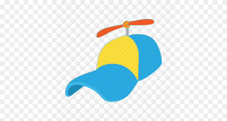 Cap Cartoon Cloth Funny Hat Head Propeller Icon, Baseball Cap, Clothing, Ping Pong, Ping Pong Paddle Png