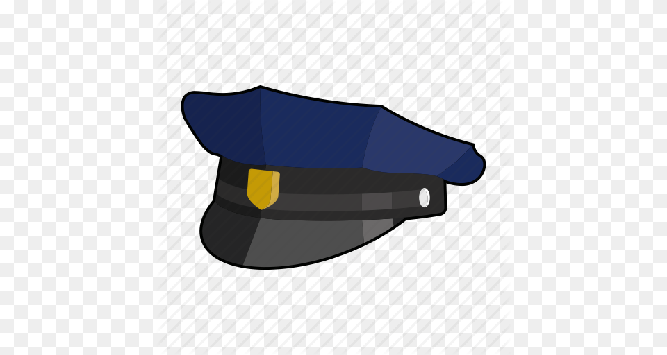 Cap Clothing Hat Head Wear Police Cap Uniform Icon, Baseball Cap, People, Person, Graduation Free Png