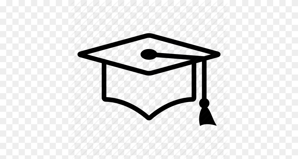 Cap College Diploma Education Graduation Hat Icon, Clothing, Underwear, Outdoors Png