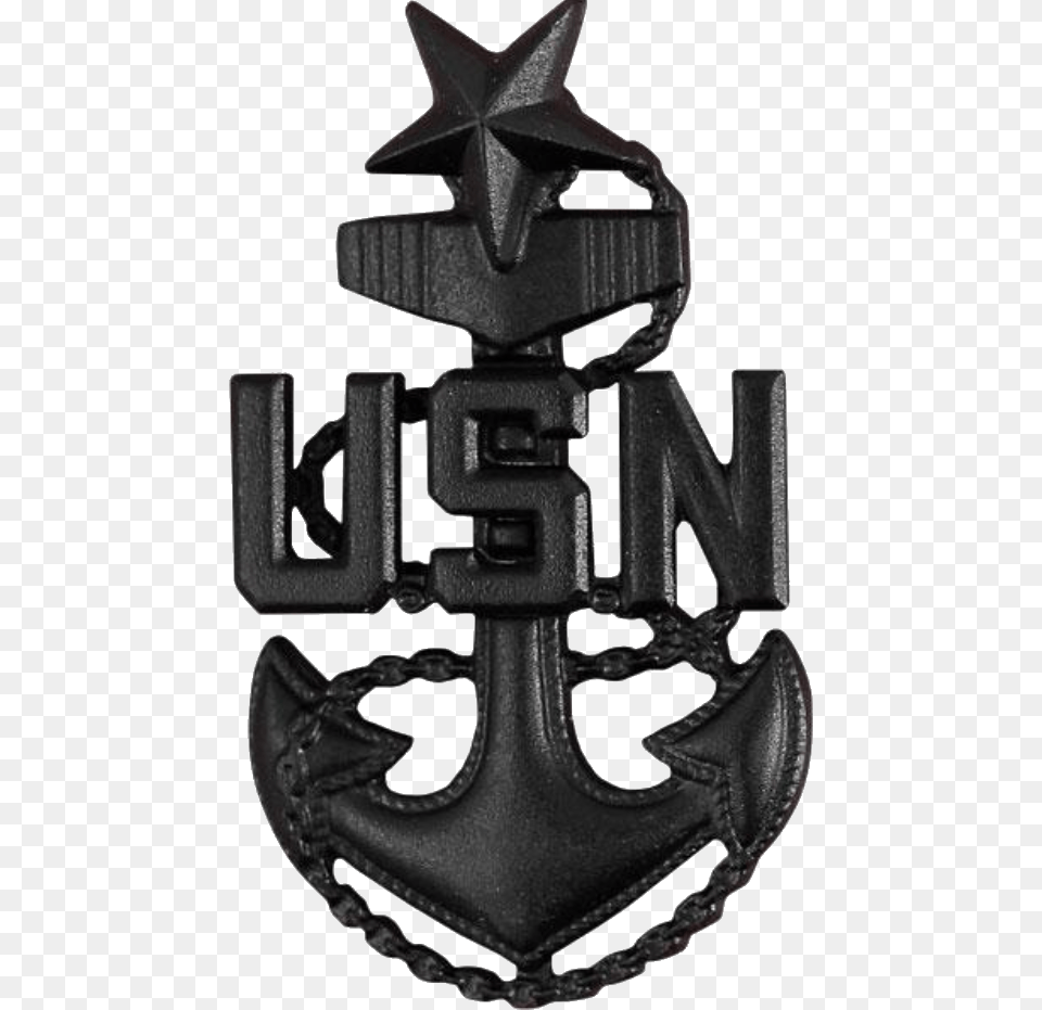 Cap Device Of A United States Navy Senior Chief Petty Chief Petty Officer, Electronics, Hardware, Hook, Emblem Free Png Download