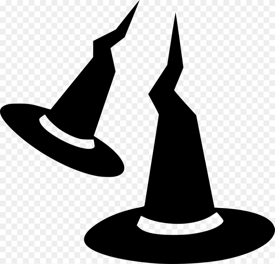 Cap Halloween Hat Head Gear Wizard Witch Halloween Witch Transparent, Stencil, Animal, Fish, Sea Life Free Png Download