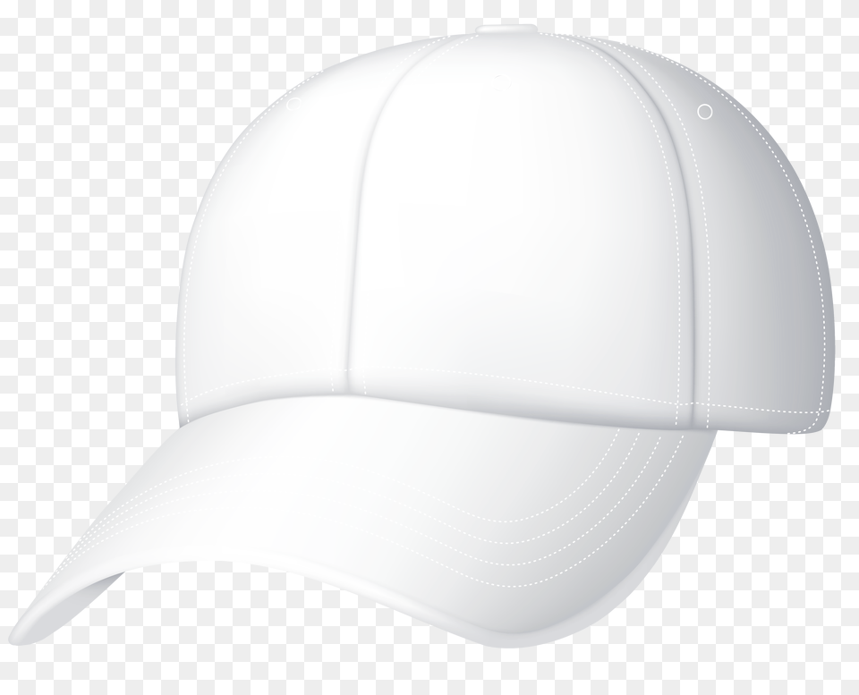 Cap Images Hd White Baseball Hat, Baseball Cap, Clothing, Hardhat, Helmet Free Png Download