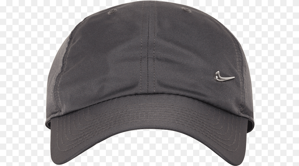 Cap Metal Swoosh Grey Strap, Baseball Cap, Clothing, Hat Free Png Download