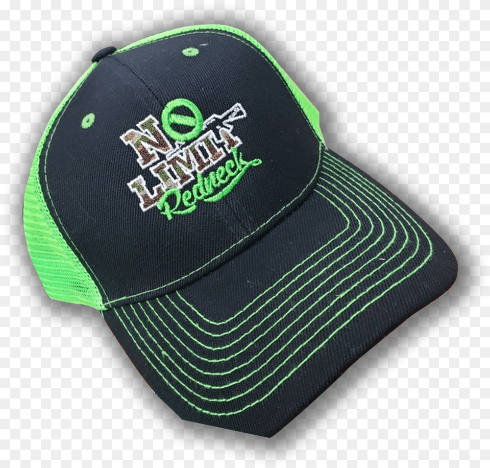 Cap No Limit Redneck Green Black Baseball Cap, Baseball Cap, Clothing, Hat Free Png Download