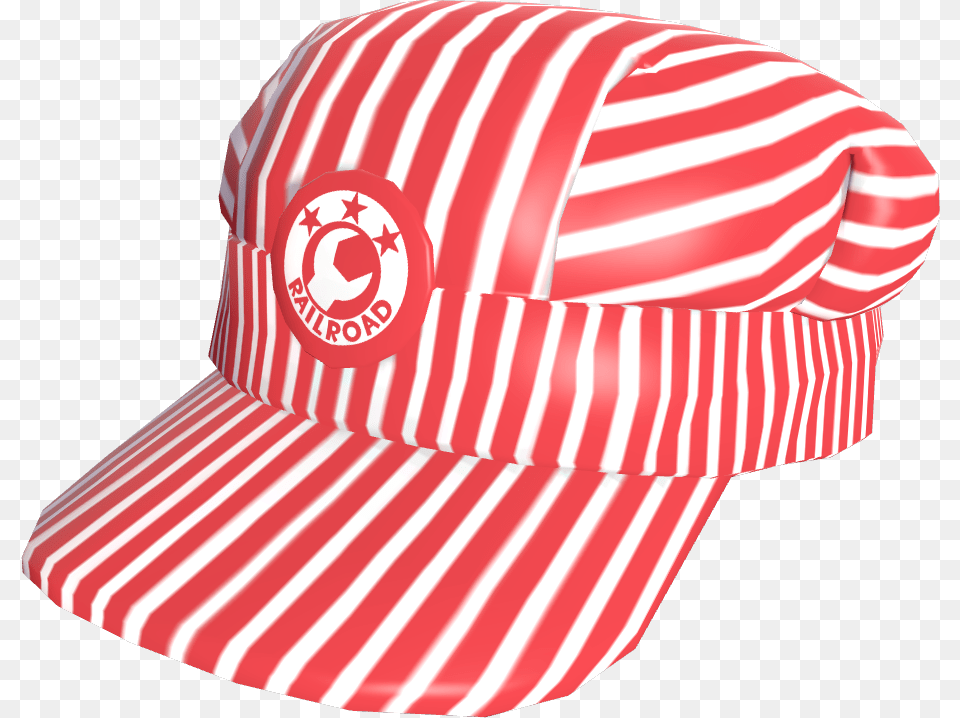 Cap Red Tf2 Red Train Conductor Hat, Baseball Cap, Clothing Free Png Download