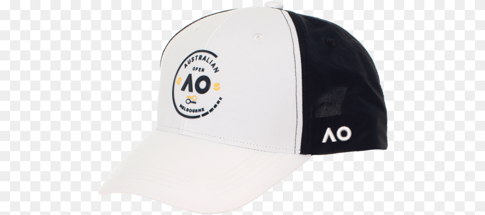 Cap Round Logo White Osfa Baseball Cap, Baseball Cap, Clothing, Hat, Helmet Free Png