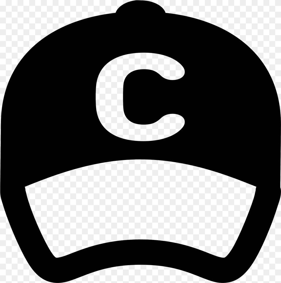 Cap Set Isolated On White Hat Icon Vector Baseball Hip Hop Music Symbol, Gray Png