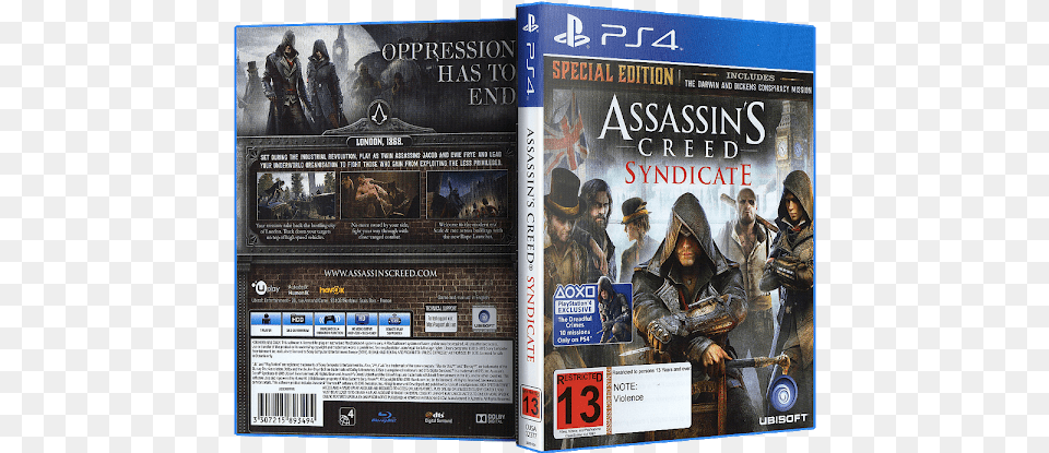 Capa Assassin39s Creed Syndicate Ps4 Assassin39s Creed Syndicate Official Strategy Game, Book, Publication, Person, Adult Free Png Download
