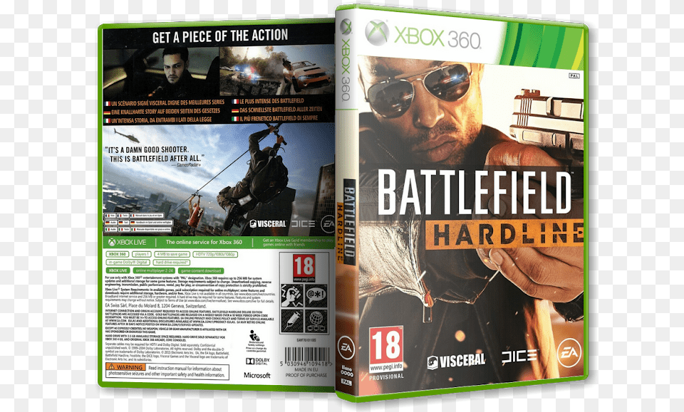 Capa Battlefield Hardline Xbox Battlefield Hardline Xbox One Sch, Accessories, Sunglasses, Advertisement, Poster Free Png