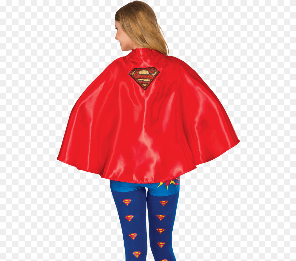 Capa De Supergirl, Cape, Clothing, Fashion, Person Free Png Download