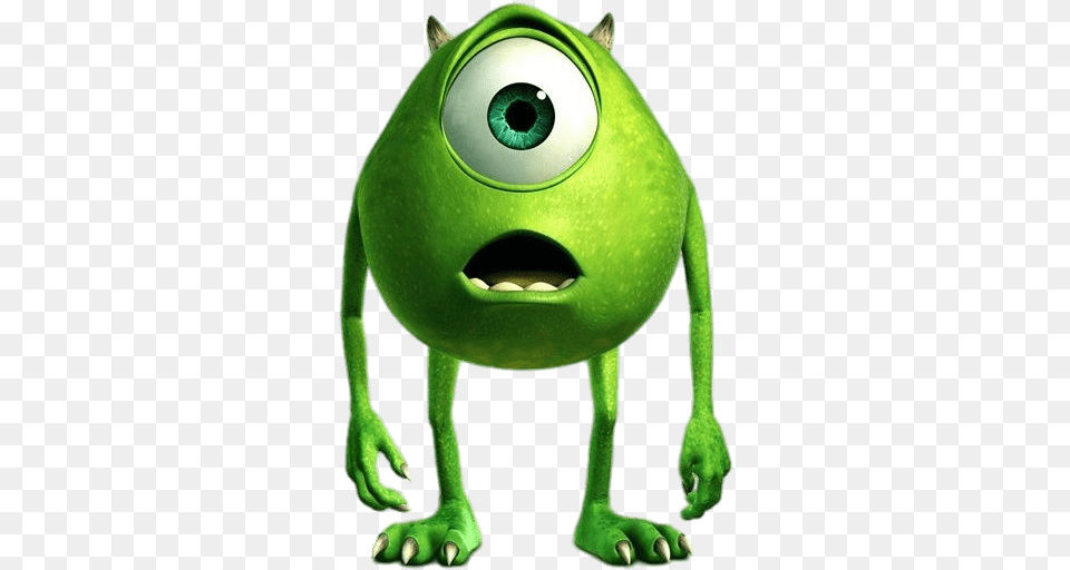 Capa Zenfone 5 Mike Wazowski Monstros S Green Thing Off Monsters Inc, Alien, Plush, Toy Png Image