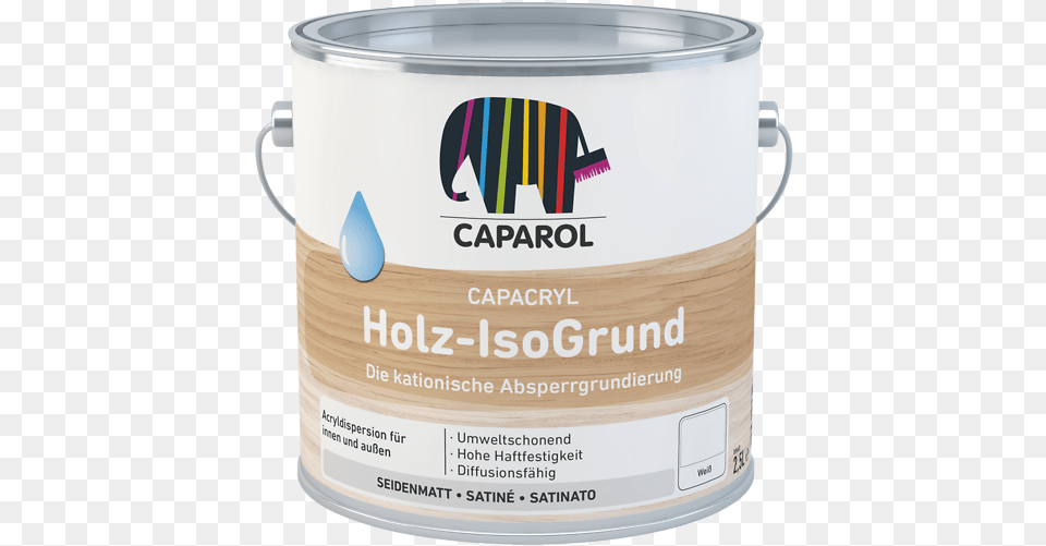 Caparol Capalac Holz Imprgniergrund, Paint Container, Bottle, Shaker Free Transparent Png