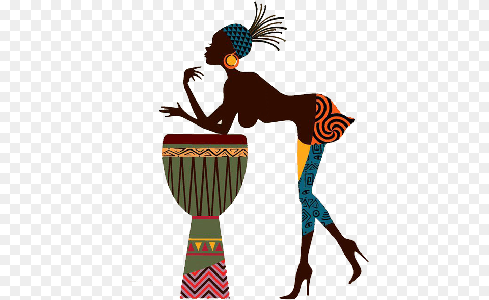 Capas De Almofadas Africanas, Person, Drum, Musical Instrument, Percussion Free Png Download