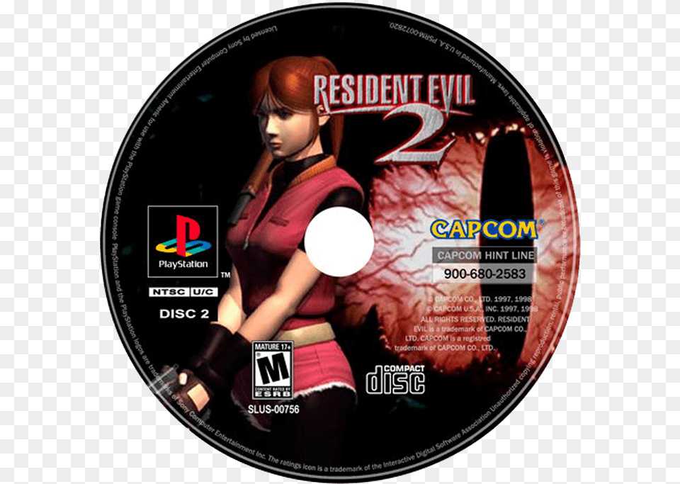 Capcom May Introduce More Cloud Based Games In Japan After Covers Resident Evil 2 Leon Psx, Adult, Disk, Dvd, Female Free Png