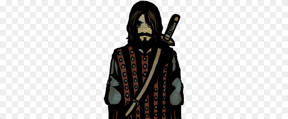 Cape, Person, Samurai, Adult, Male Png Image
